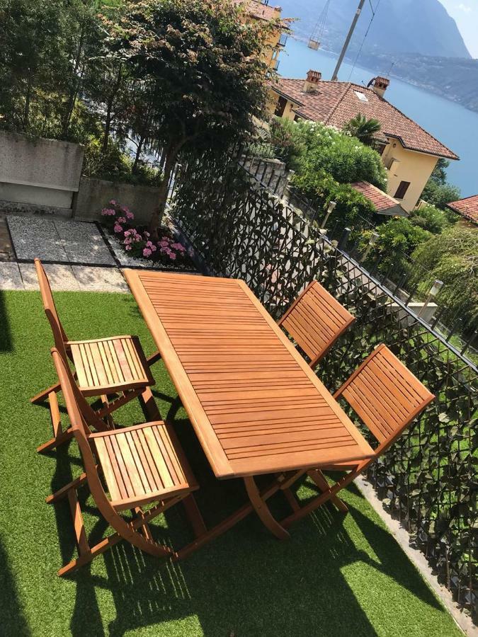Apartment With Garden And Terrace Beautiful Lake View بيلانو المظهر الخارجي الصورة